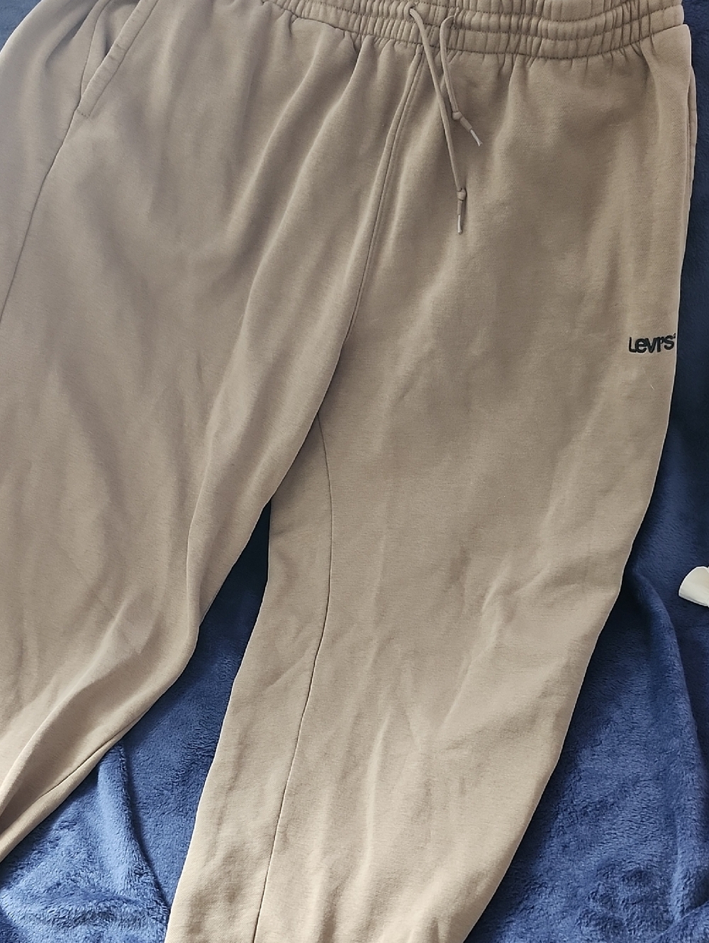 Levi's Men's Beige/Tan Drawstring Jogger Pants